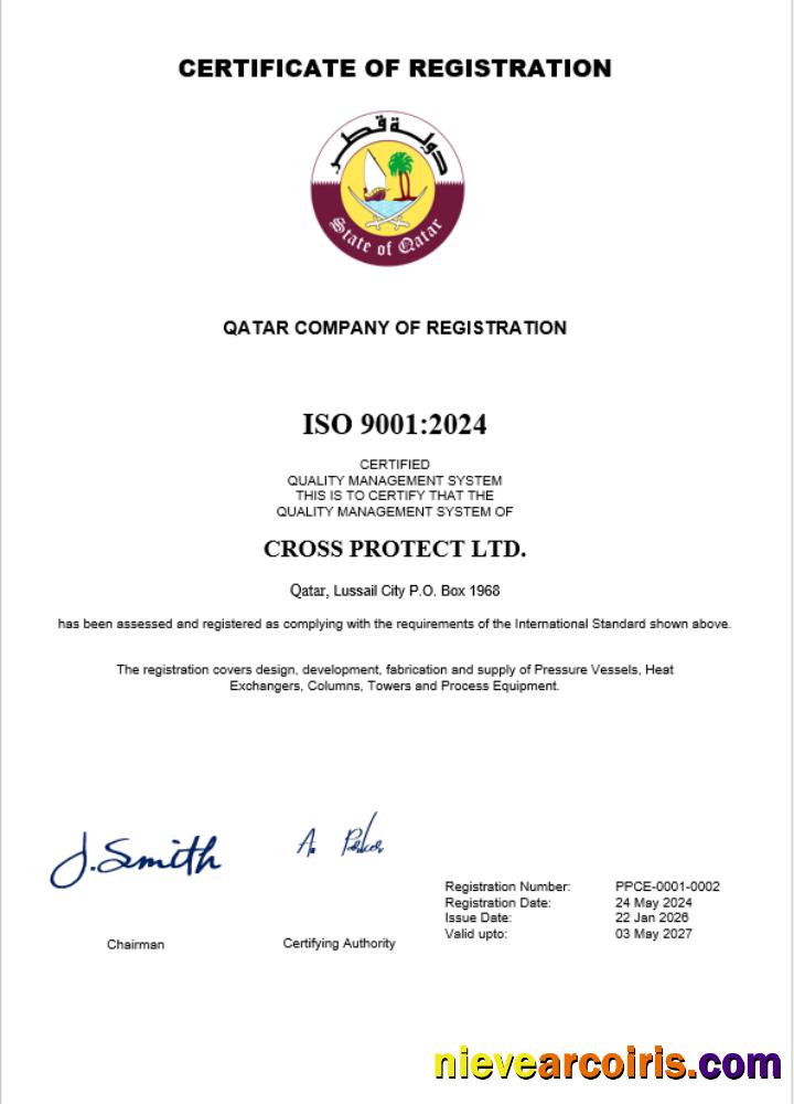 Qatar business registration certificate